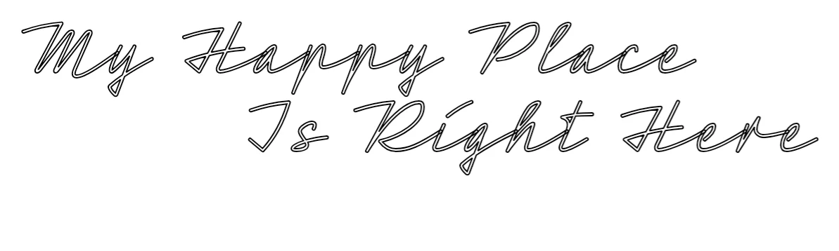 Custom Neon Sign: My Happy Place... - Image 2