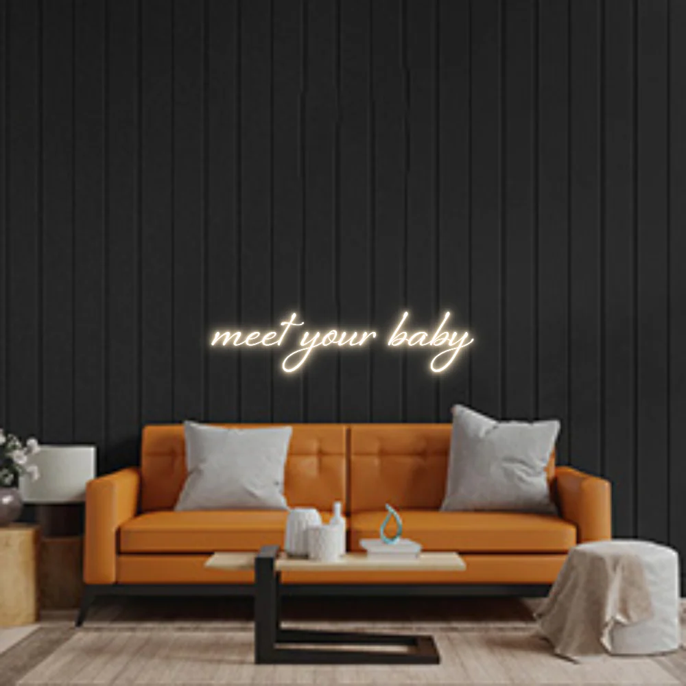 Custom Neon Sign: meet your baby