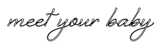 Custom Neon Sign: meet your baby - Image 2