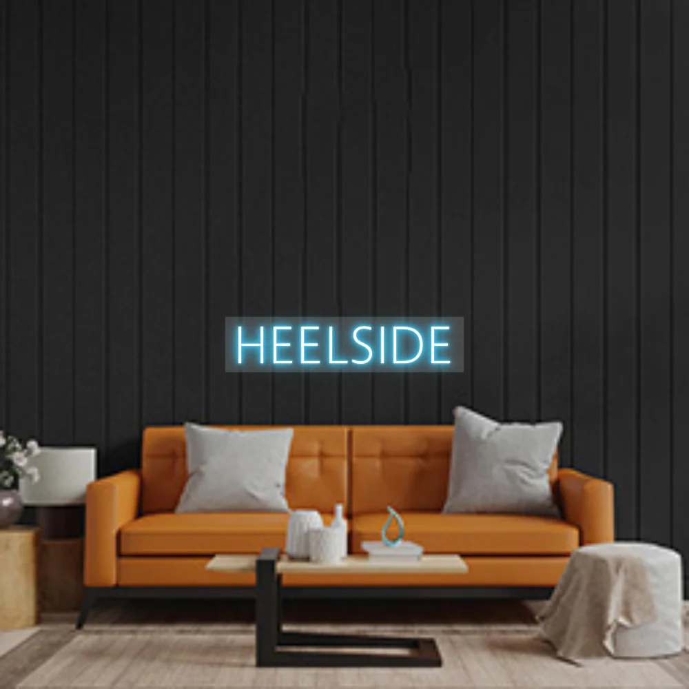 Custom Neon Sign: HEELSIDE