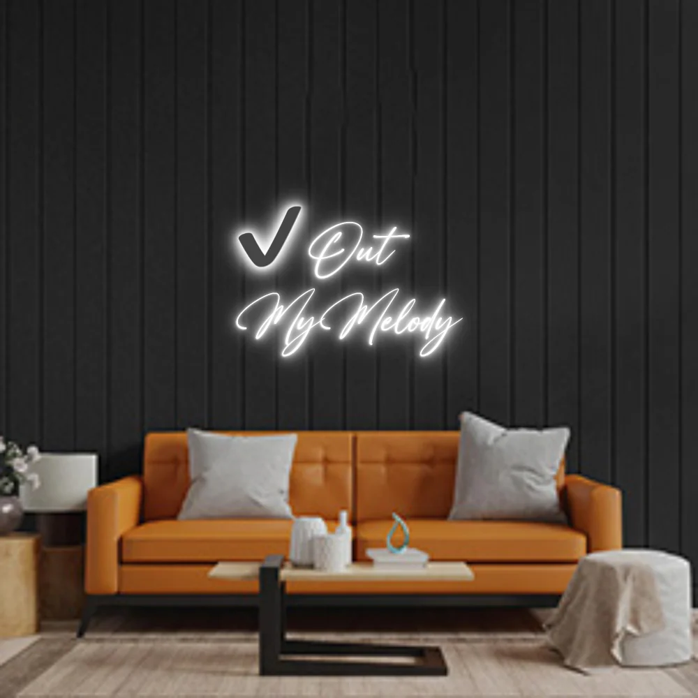 Custom Neon Sign: ✔️Out
MyMelody