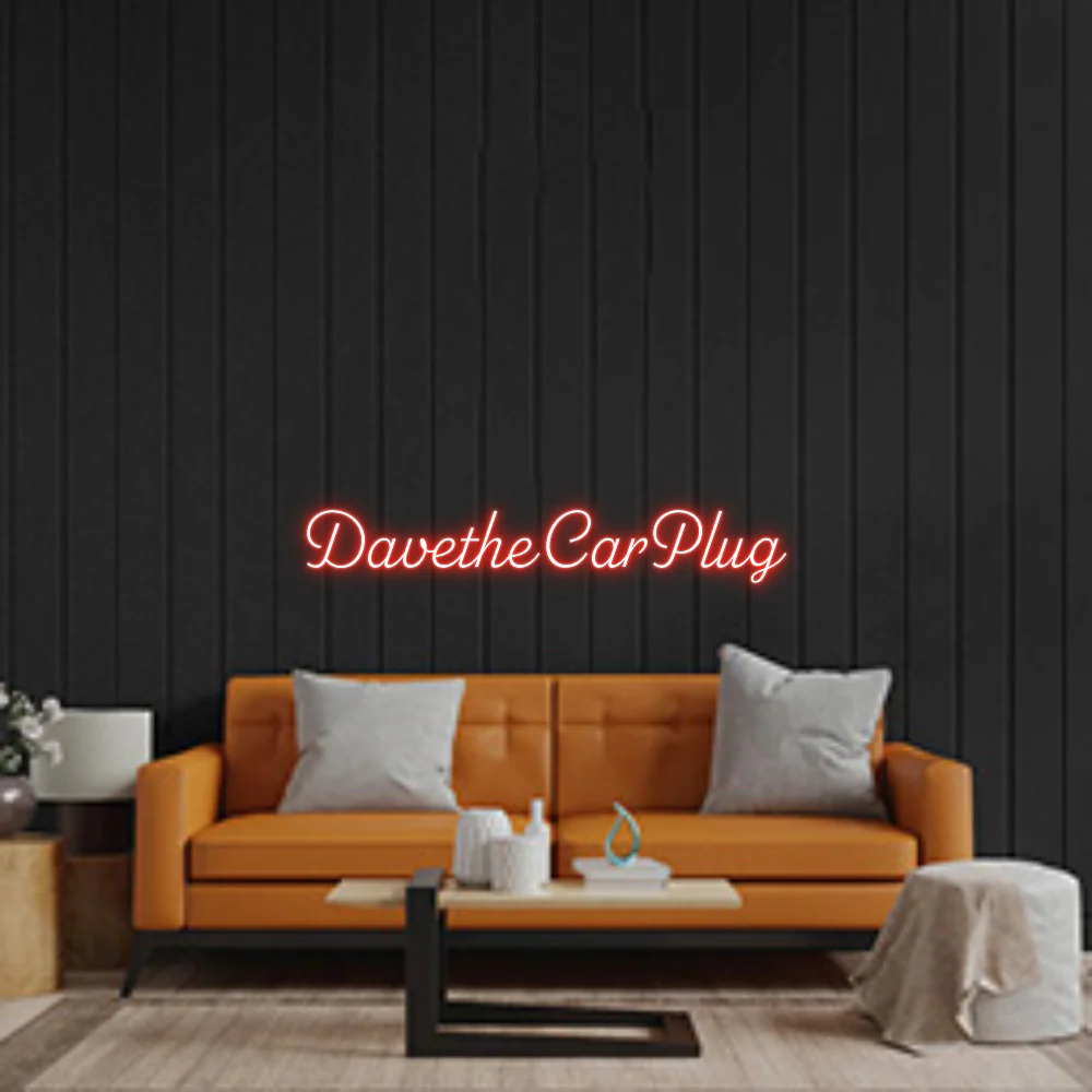 Custom Neon Sign: DavetheCarPlug