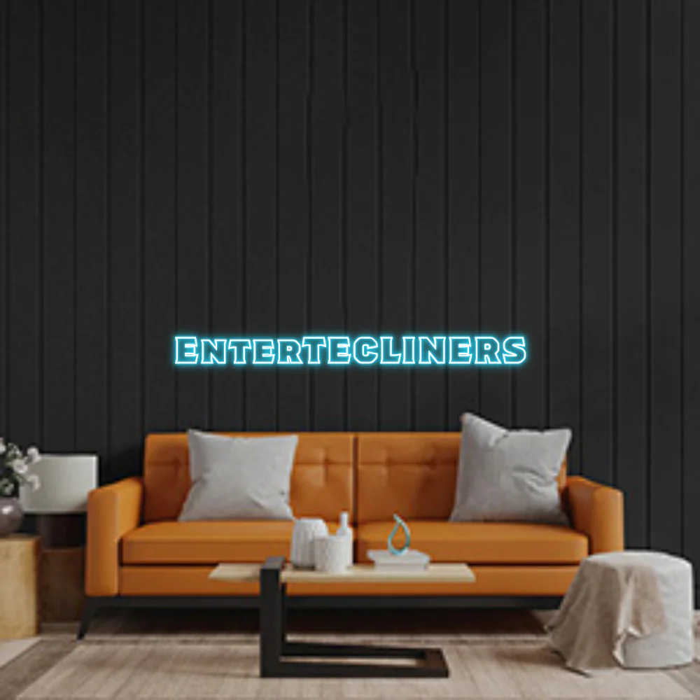 Custom Neon Sign: EnterTECLINERS