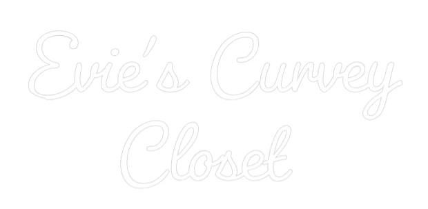 Custom Neon Sign: Evie's Curvey C... - Image 2