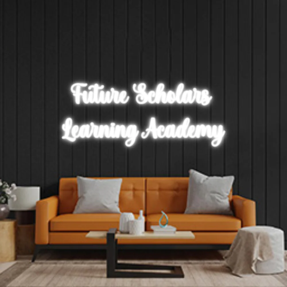 Custom Neon Sign: Future Schola...