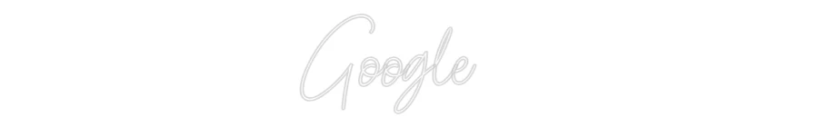 Custom Neon Sign: Google - Image 2