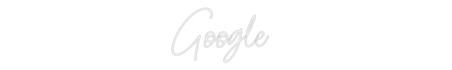 Custom Neon Sign: Google - Image 2