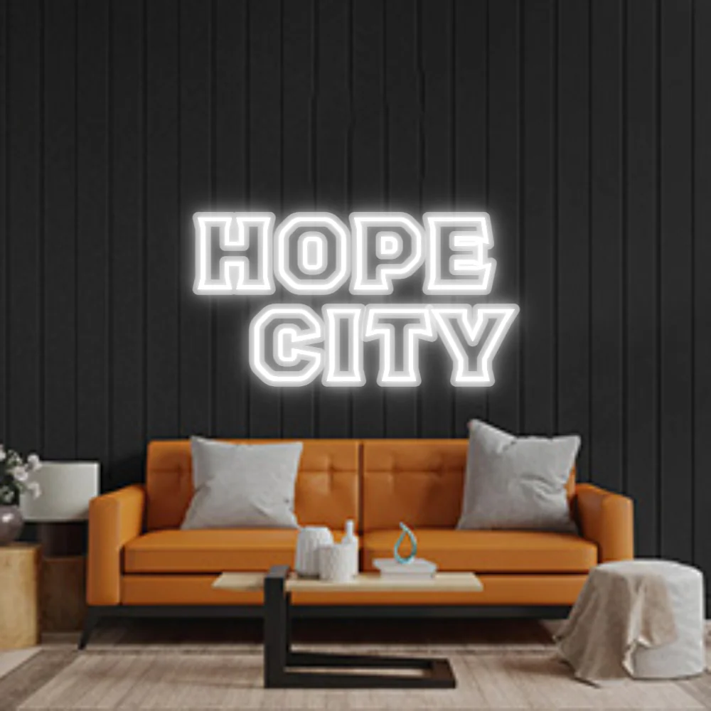 Custom Neon Sign: HOPE
CITY