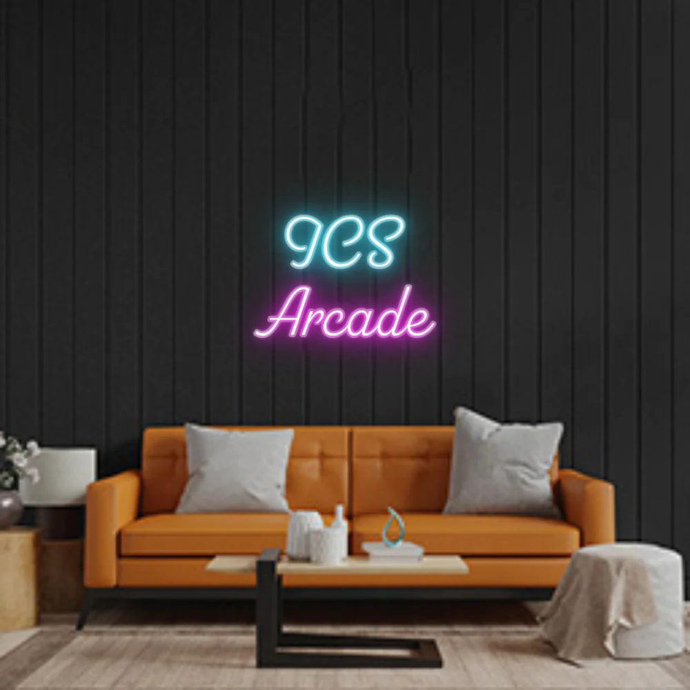 Custom Neon Sign: ICS
Arcade
