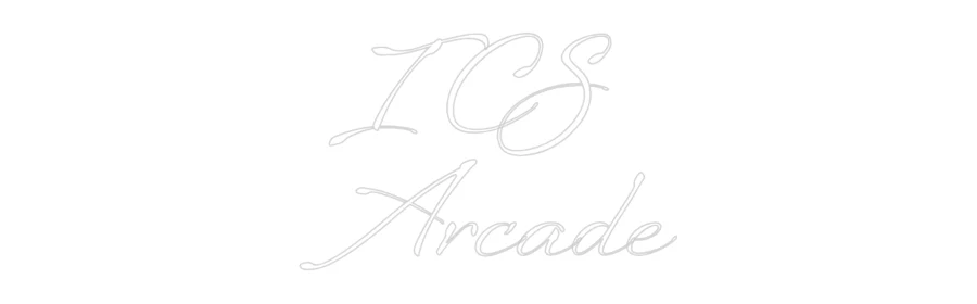 Custom Neon Sign: ICS 
Arcade - Image 2