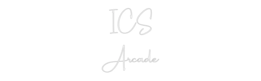 Custom Neon Sign: ICS
Arcade - Image 2