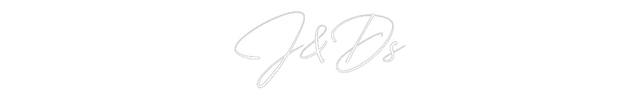 Custom Neon Sign: J&Ds - Image 2