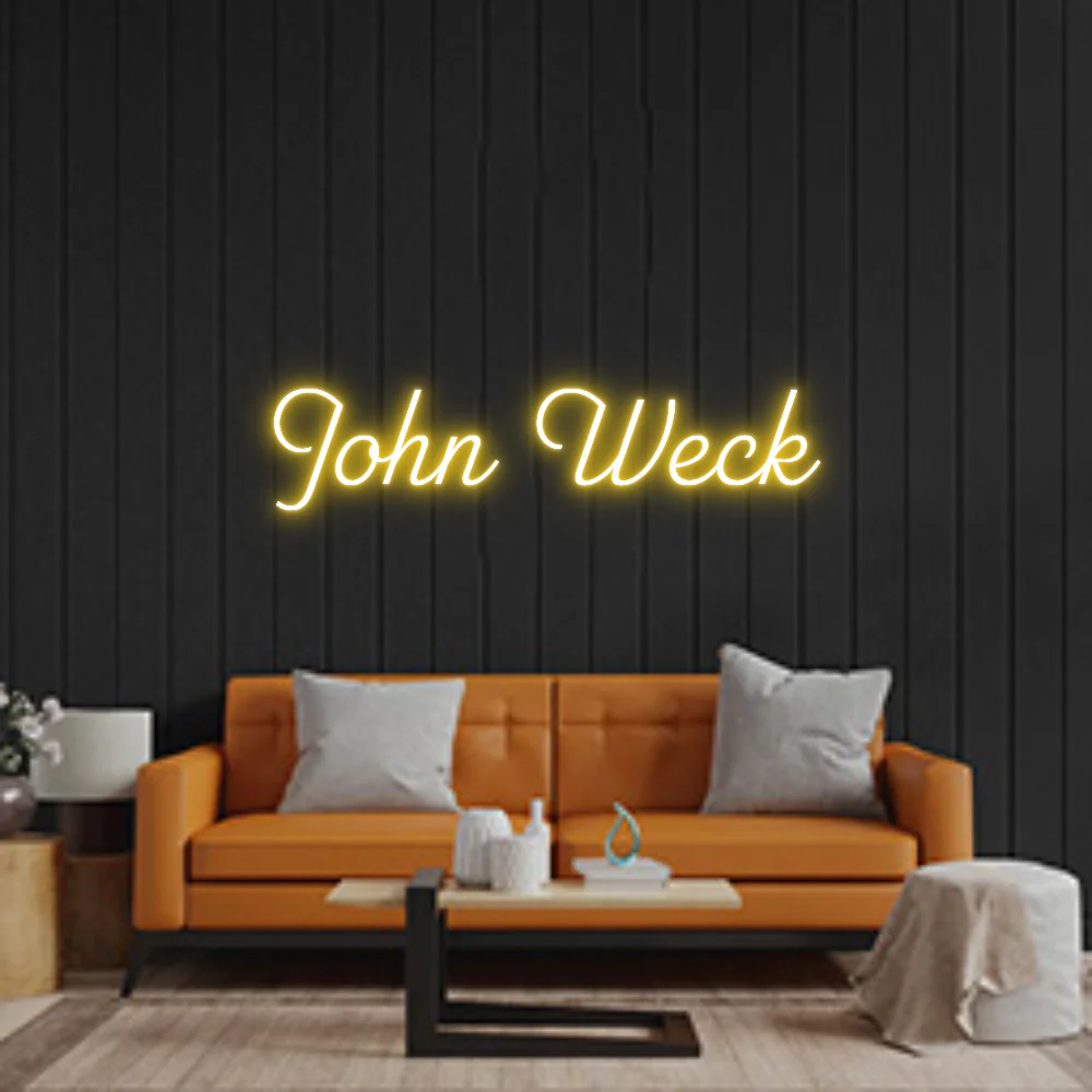 Custom Neon Sign: John Weck