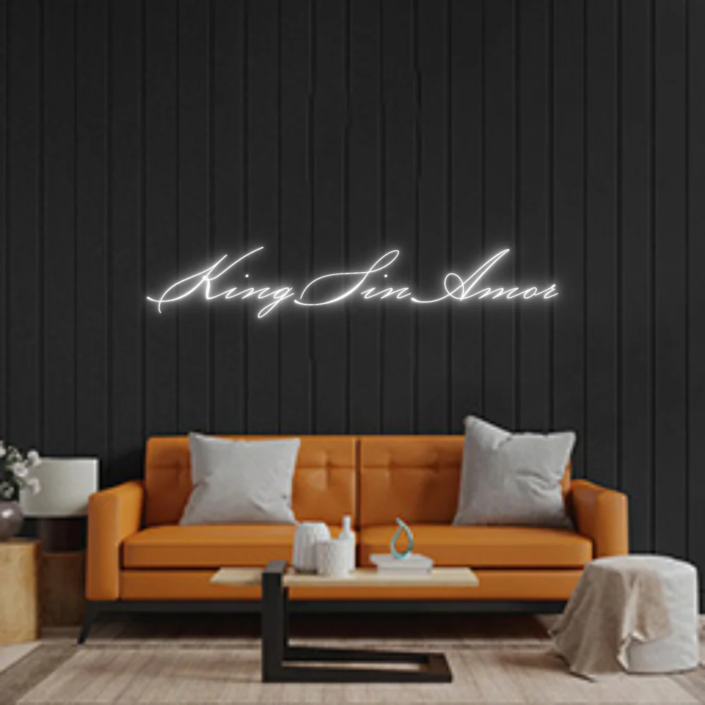 Custom Neon Sign: KingSinAmor