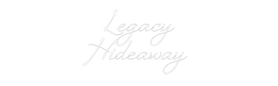 Custom Neon Sign: Legacy
Hidea... - Image 2