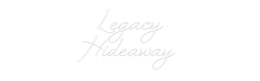 Custom Neon Sign: Legacy
Hidea... - Image 2