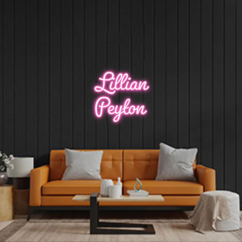 Custom Neon Sign: Lillian
Peyton