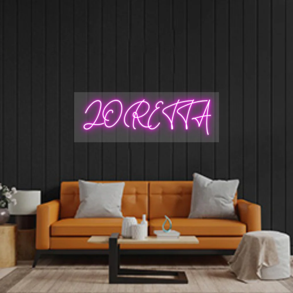 Custom Neon Sign: LORETTA