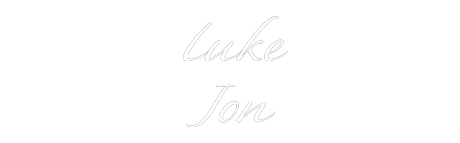 Custom Neon Sign: Luke
Jon - Image 2