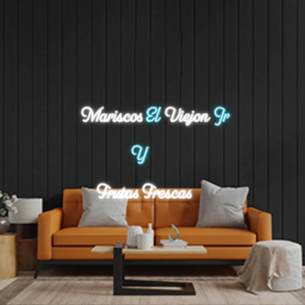 Custom Neon Sign: Mariscos El ...