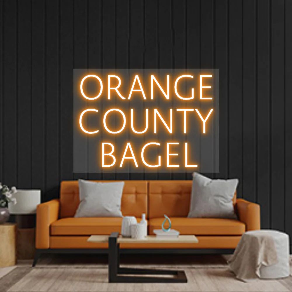 Custom Neon Sign: ORANGE 
COUN...