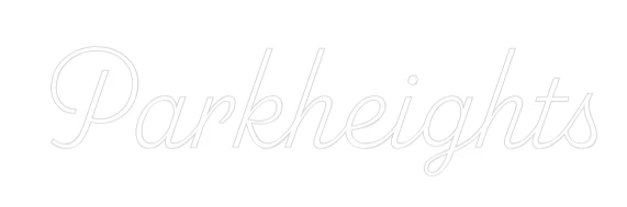 Custom Neon Sign: Parkheights - Image 2