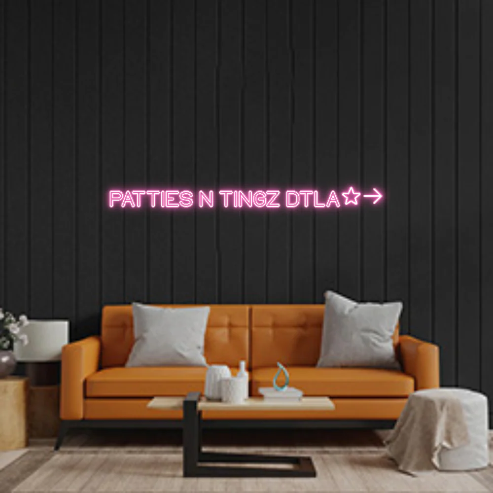 Custom Neon Sign: PATTIES N TIN...