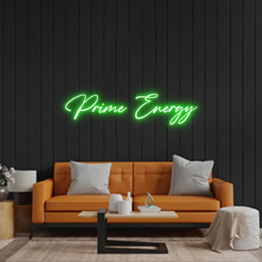 Custom Neon Sign: Prime Energy