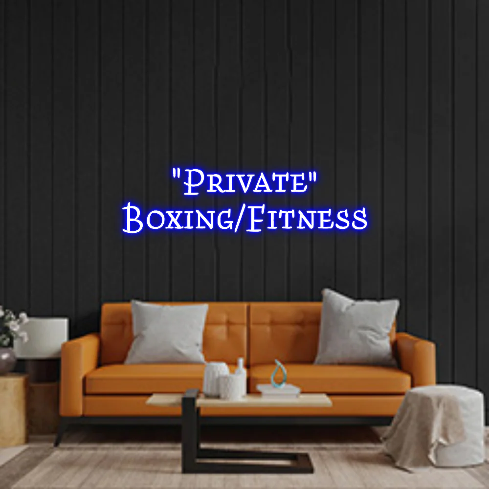 Custom Neon Sign: "Private"
Box...