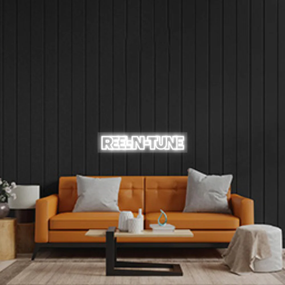 Custom Neon Sign: REEL-N-TUNE