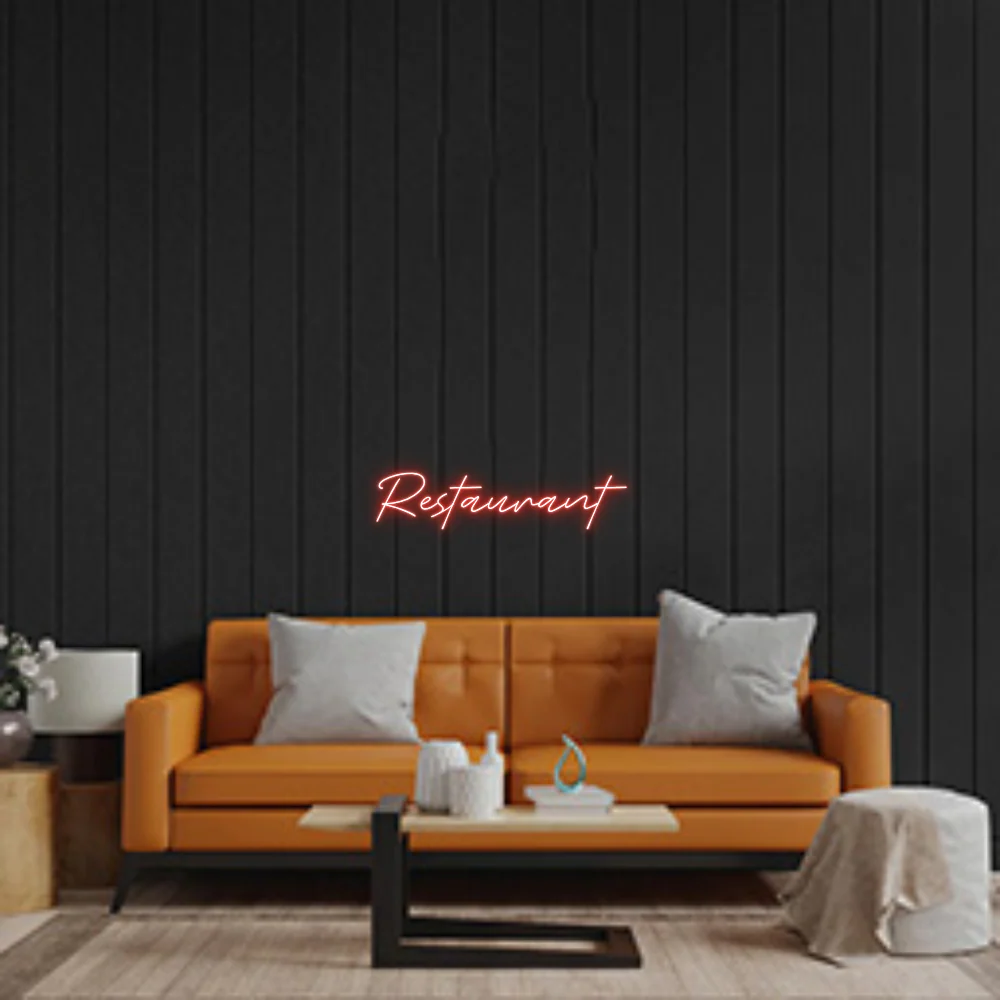 Custom Neon Sign: Restaurant