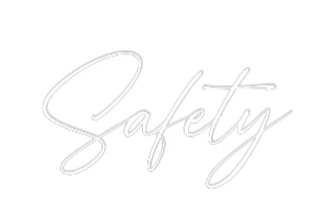 Custom Neon Sign: Safety - Image 2