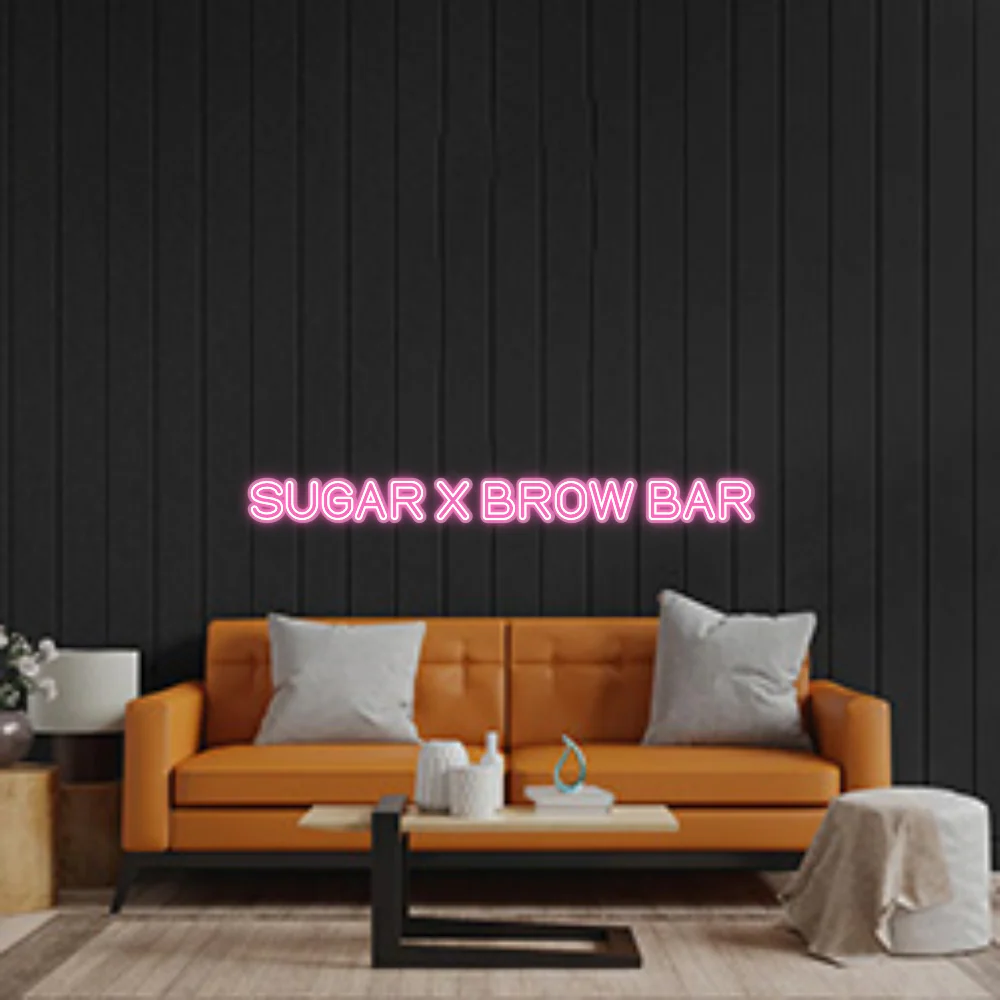 Custom Neon Sign: SUGAR X BROW ...