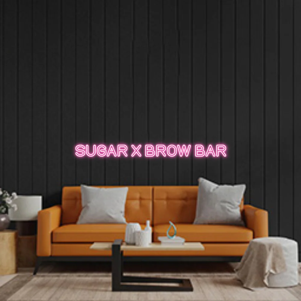 Custom Neon Sign: SUGAR X BROW ...