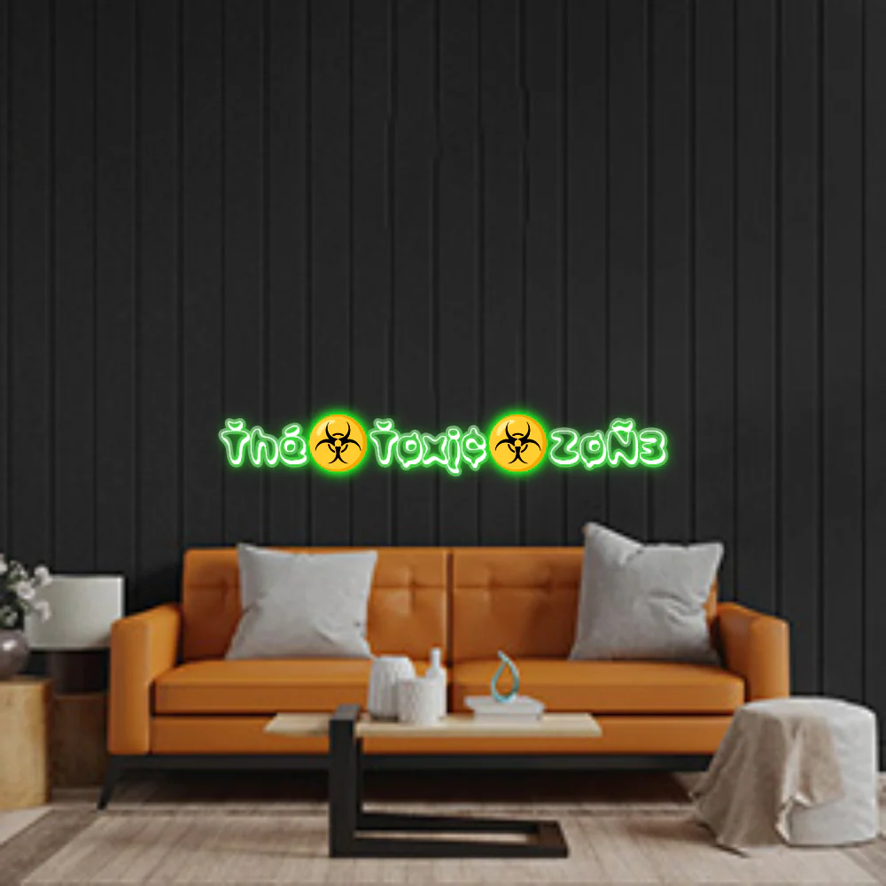 Custom Neon Sign: Ťhé☣️Ťøxį¢☣️ZøÑ...