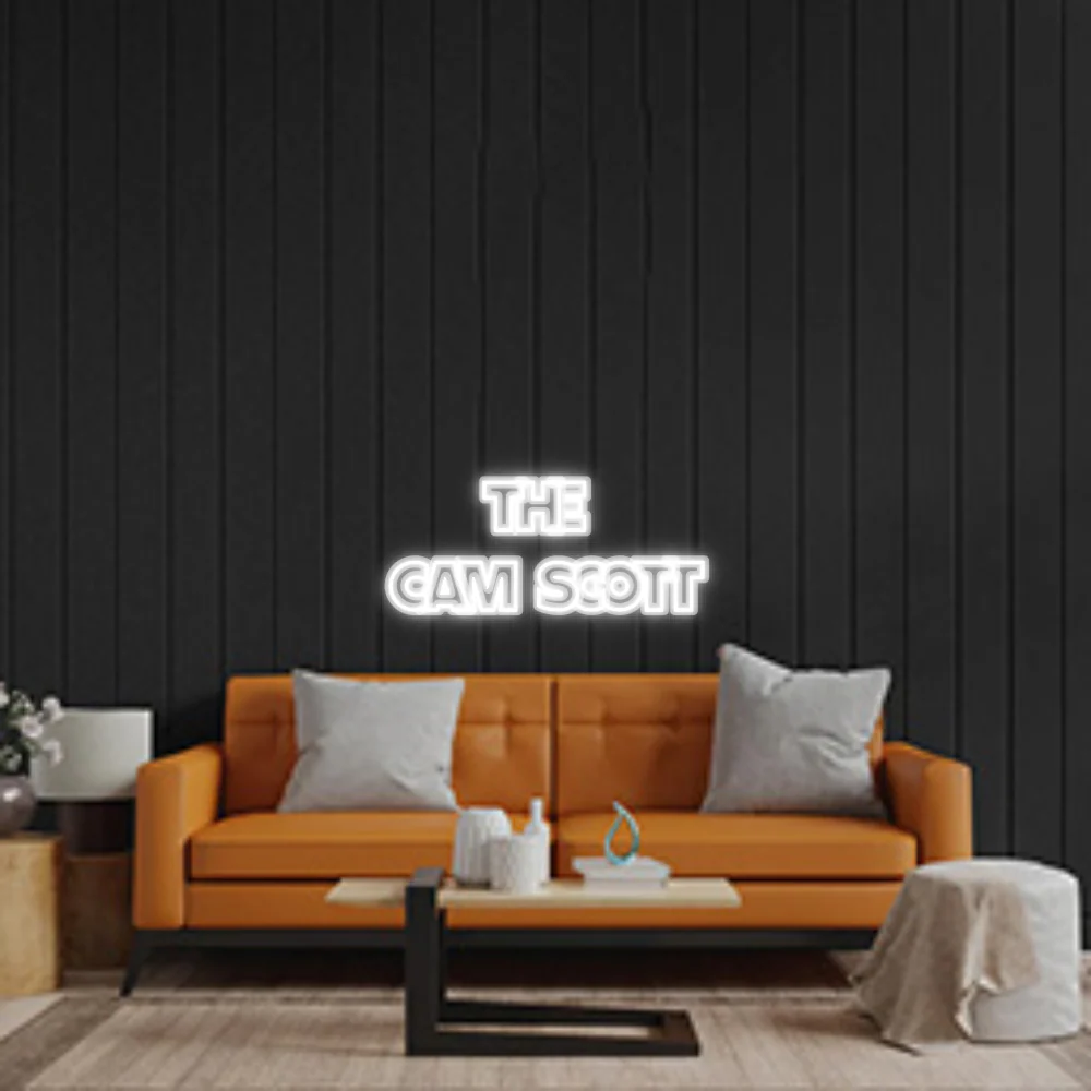 Custom Neon Sign: THE 
Cam Scott