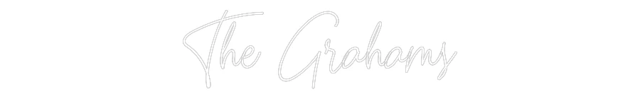 Custom Neon Sign: The Grahams - Image 2