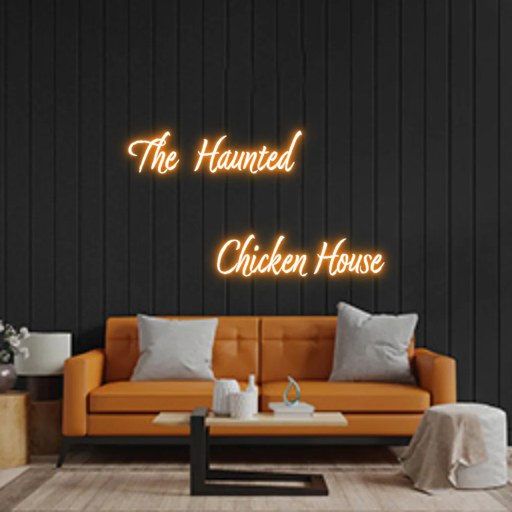 Custom Neon Sign: The Haunted Chi...