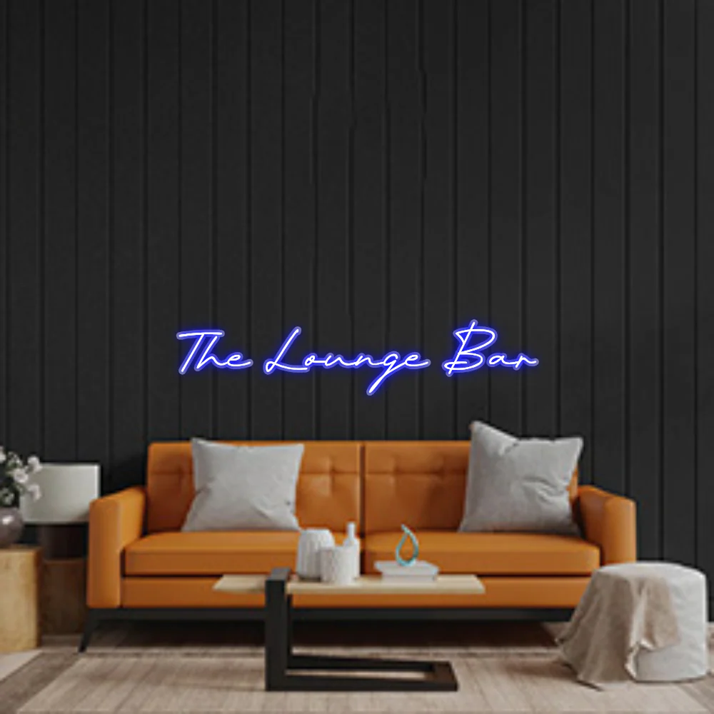 Custom Neon Sign: The Lounge Bar
