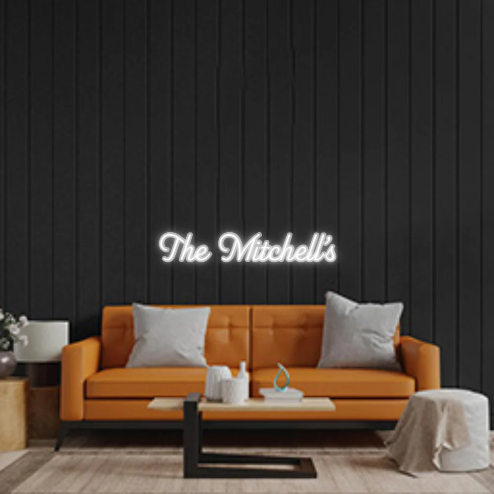 Custom Neon Sign: The Mitchell’s