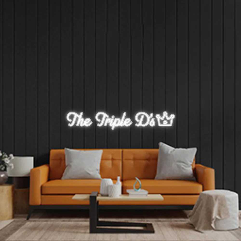 Custom Neon Sign: The Triple D’s