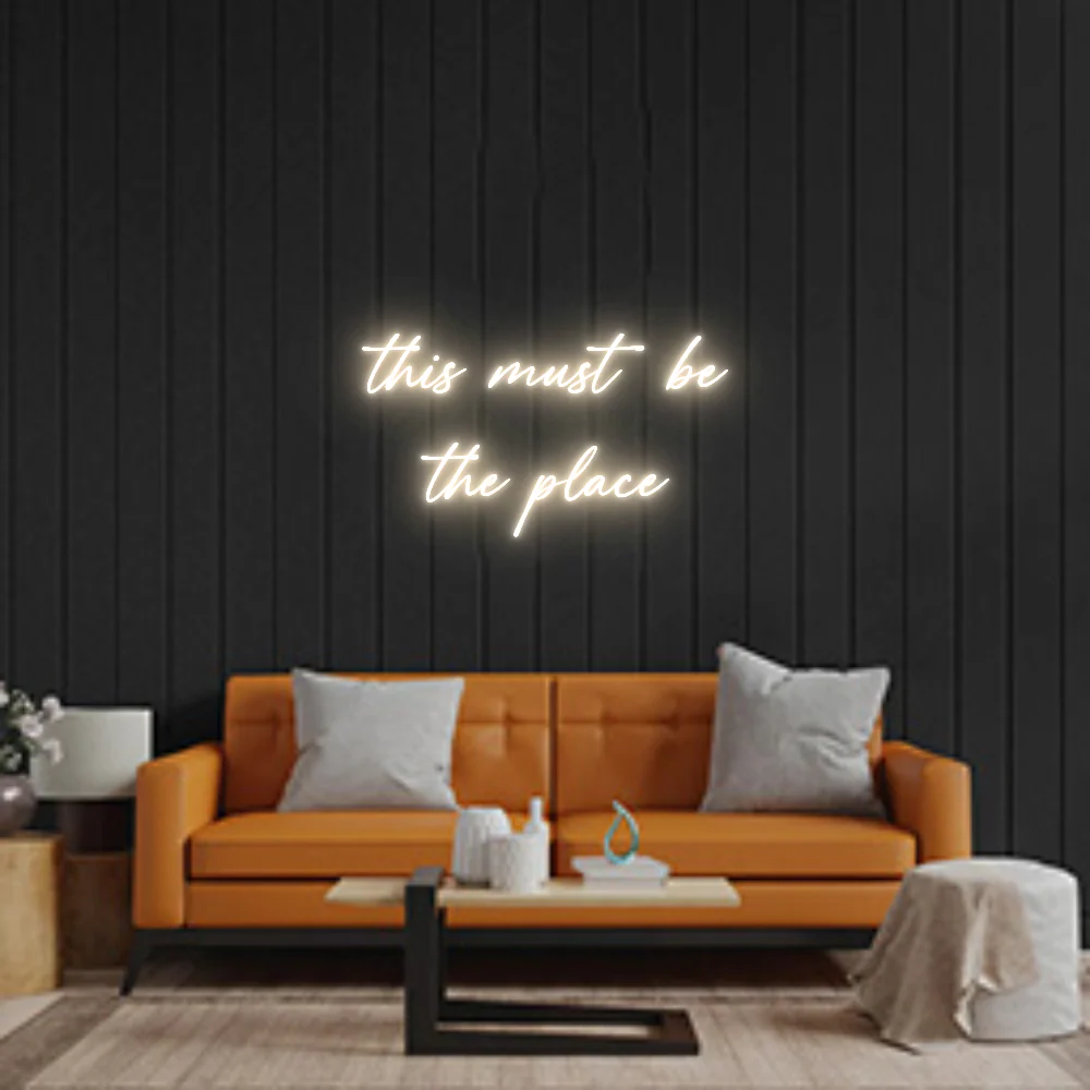 Custom Neon Sign: this must be
...