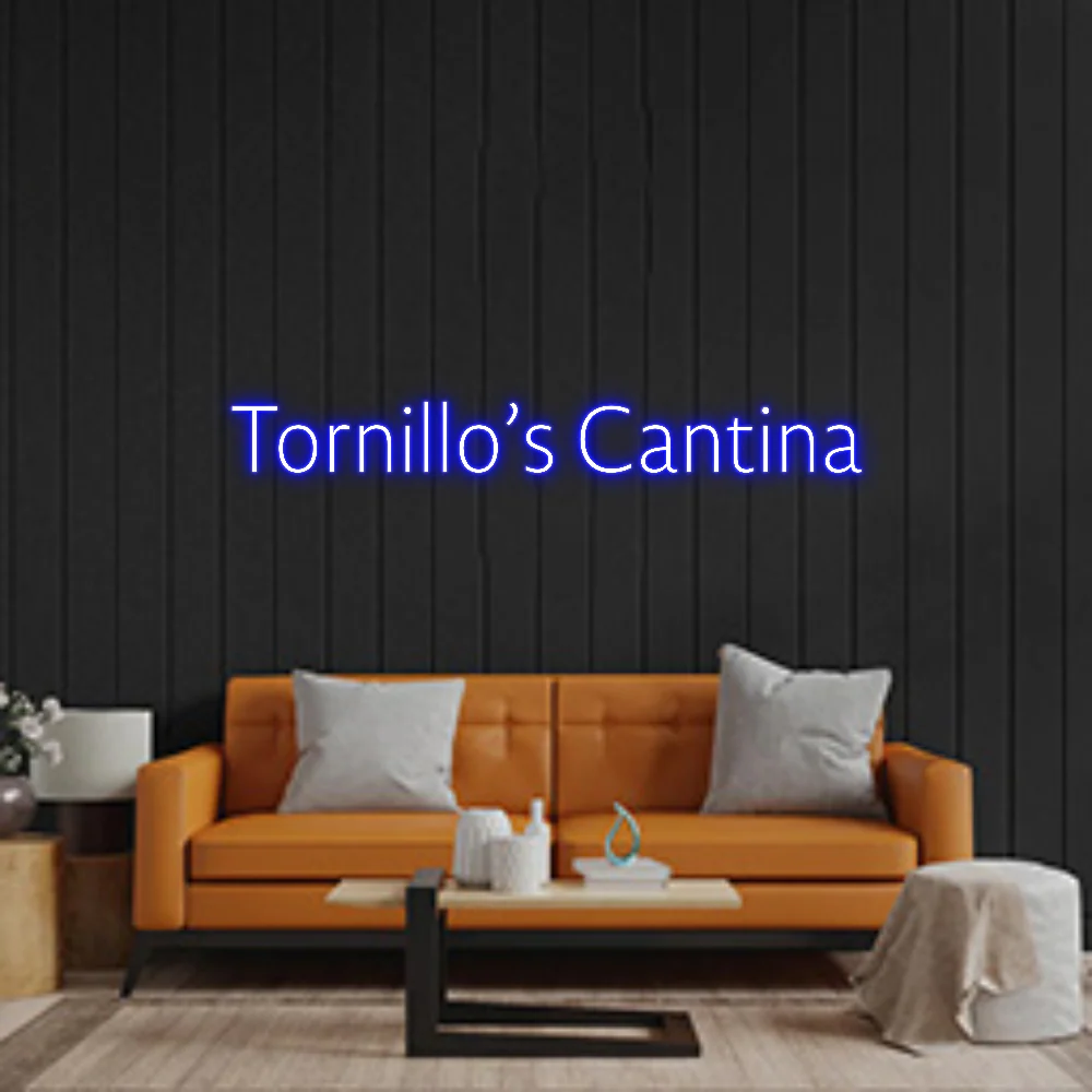 Custom Neon Sign: Tornillo’s Ca...