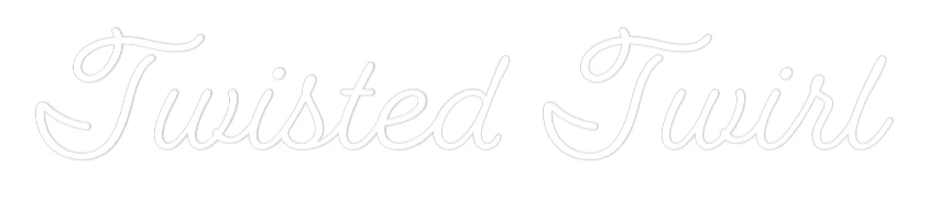 Custom Neon Sign: Twisted Twirl - Image 2
