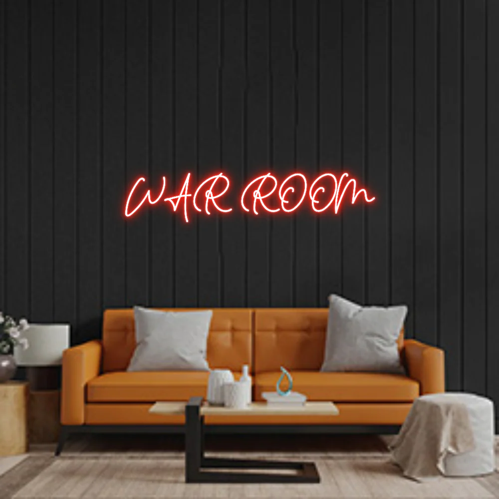 Custom Neon Sign: WAR ROOM