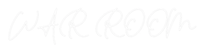 Custom Neon Sign: WAR ROOM - Image 2
