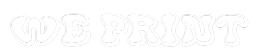 Custom Neon Sign: WE PRINT - Image 2