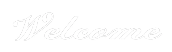Custom Neon Sign: Welcome - Image 2