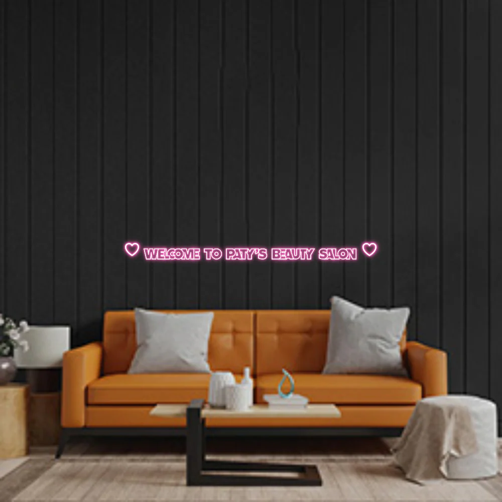 Custom Neon Sign: ο Welcome to ...