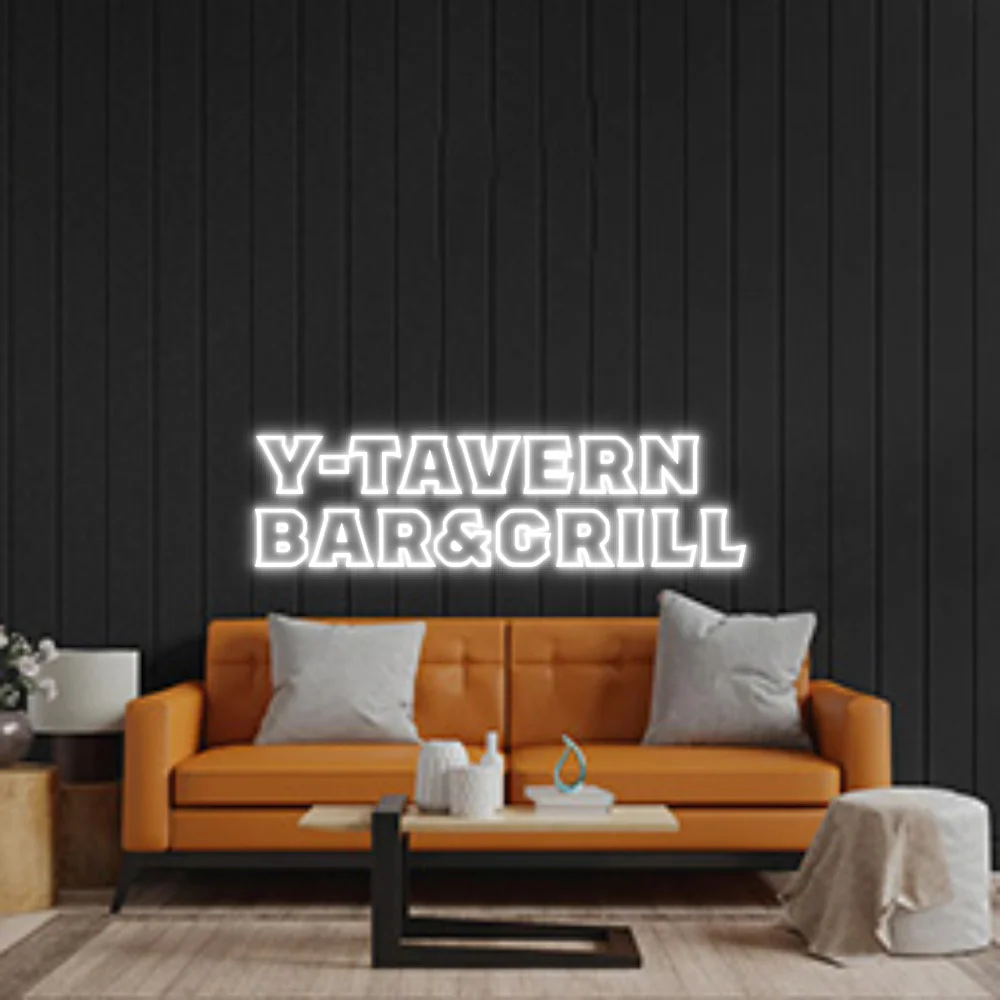 Custom Neon Sign: Y-TAVERN
BAR...